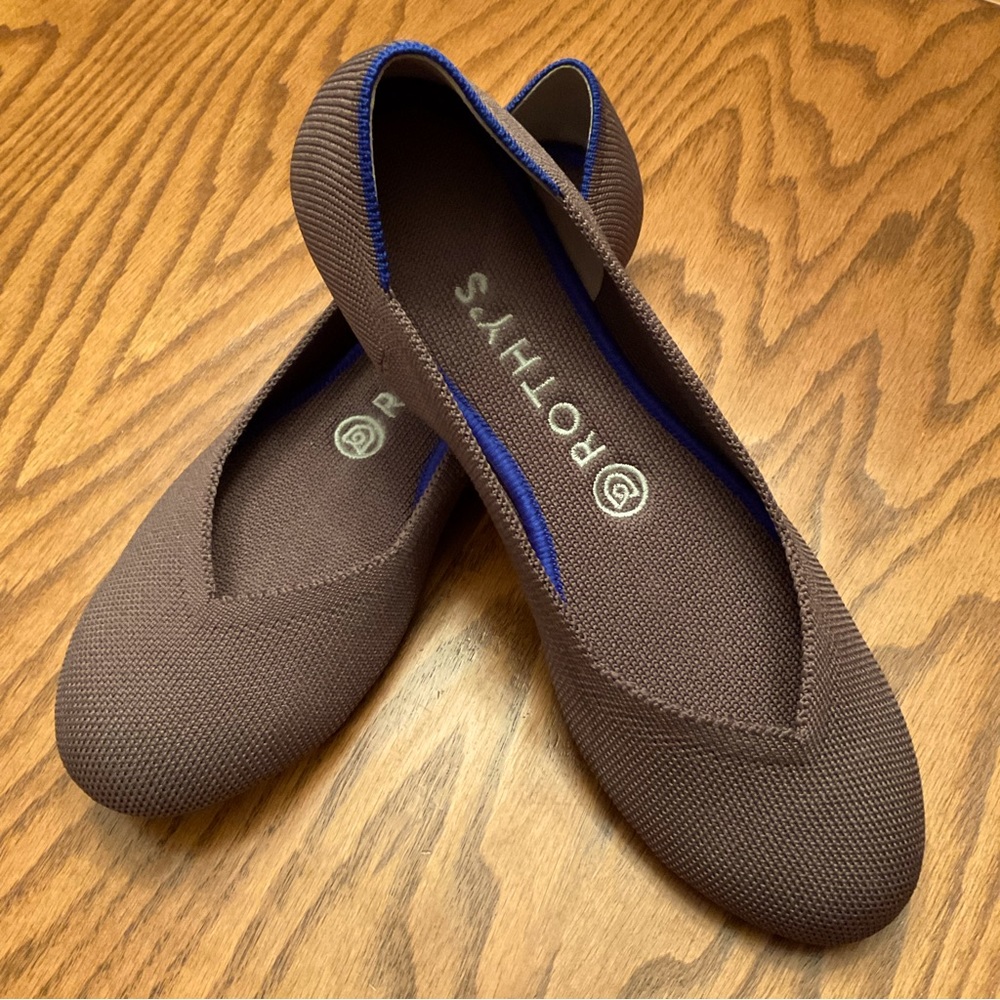 Rothy’s Retired Rare Mink The Flat, Women’s Sz 8 (Fits More Like a Sz 7)